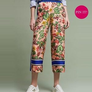 Anthropologie Silk Pants